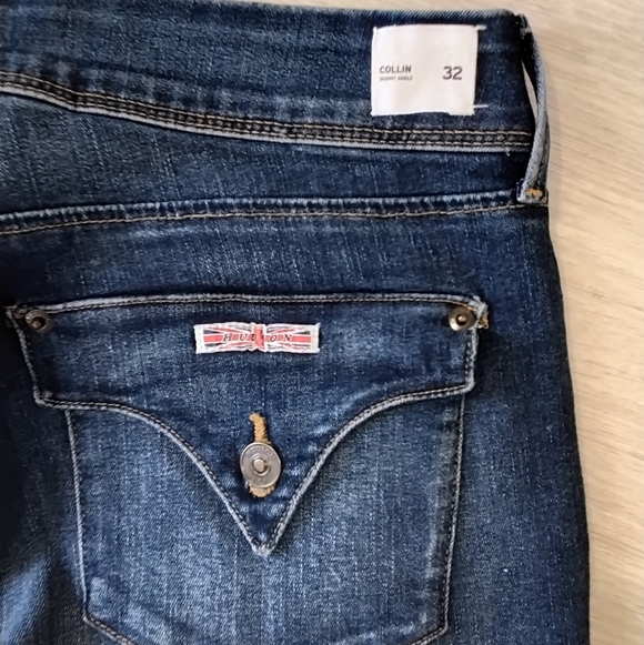 Hudson Collin Dark Blue Women's Skinny Jeans - Picture 4 of 6